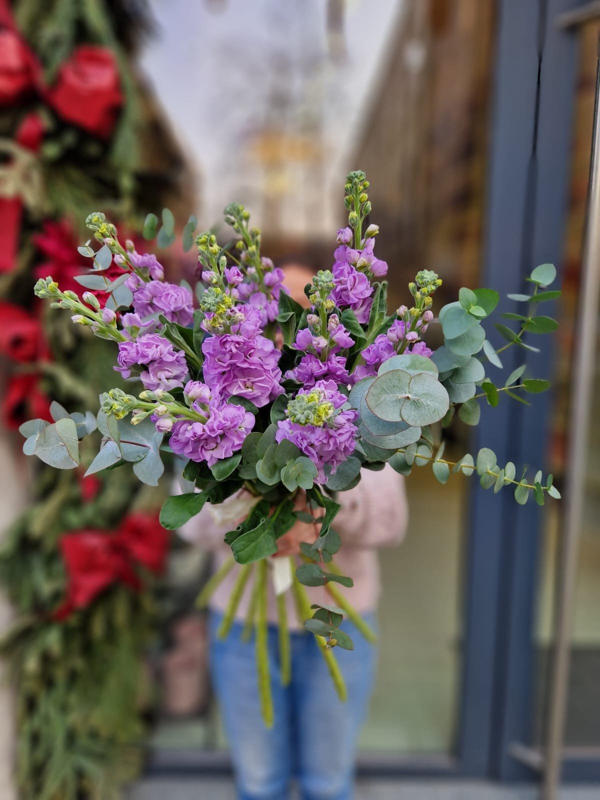 Bukiet Kwiatów Lewkonia - kwiaty Flower Store Warszawa
