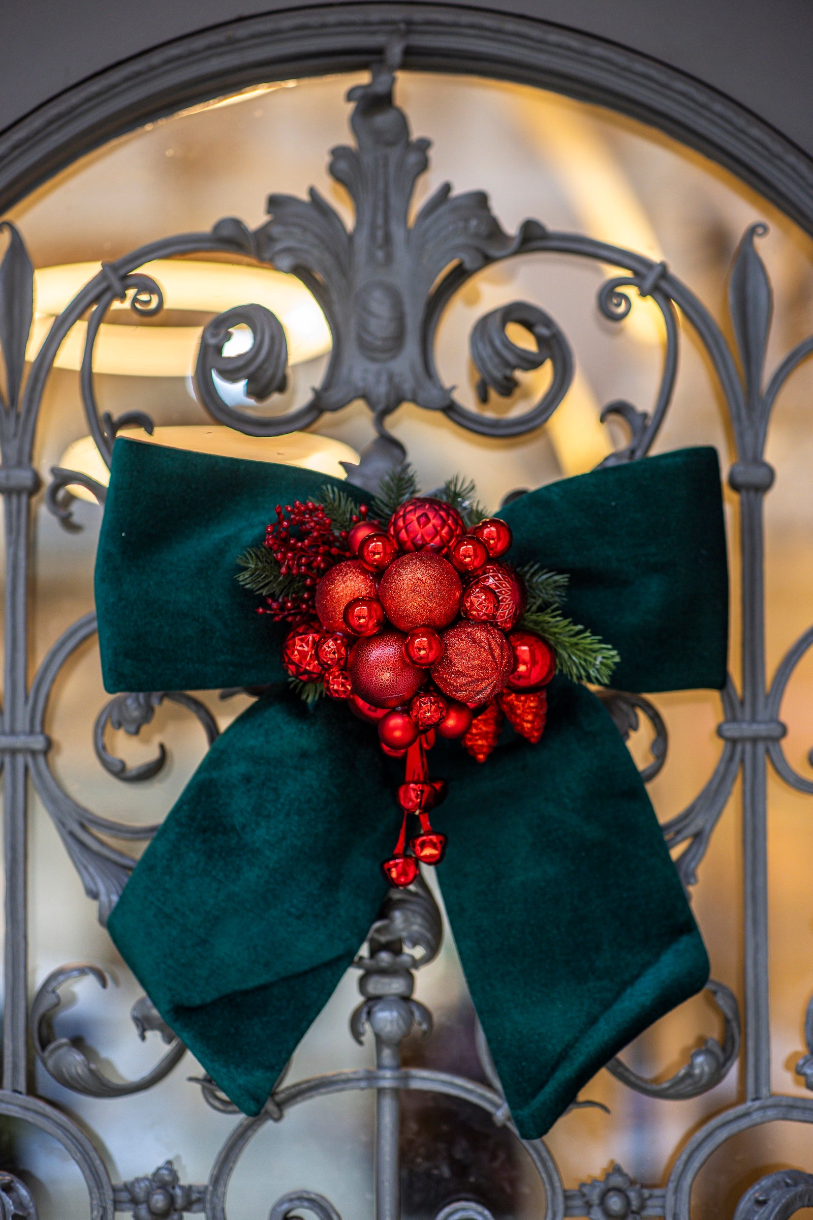 Kokarda świąteczna na drzwi lub do wnętrza