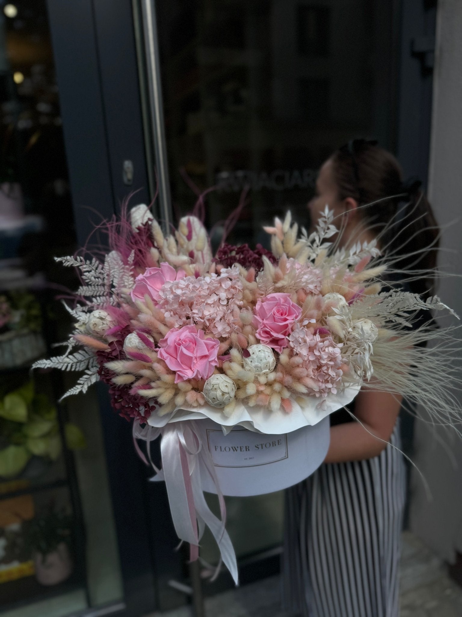 Suszony Flowerbox lato - kwiaty Flower Store Warszawa
