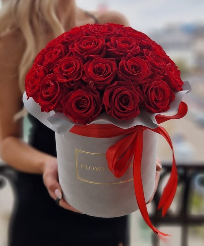 Wieczne róże - czerwień - kwiaty Flower Store Warszawa