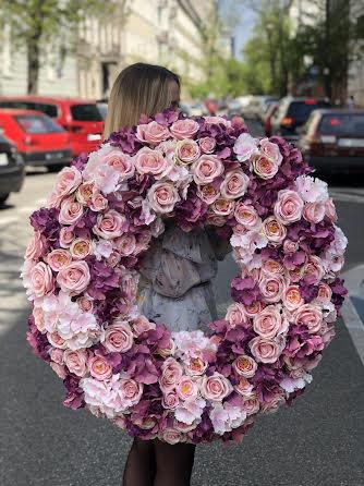 Grande ekskluzywny wianek kwiaty żywe - kwiaty Flower Store Warszawa