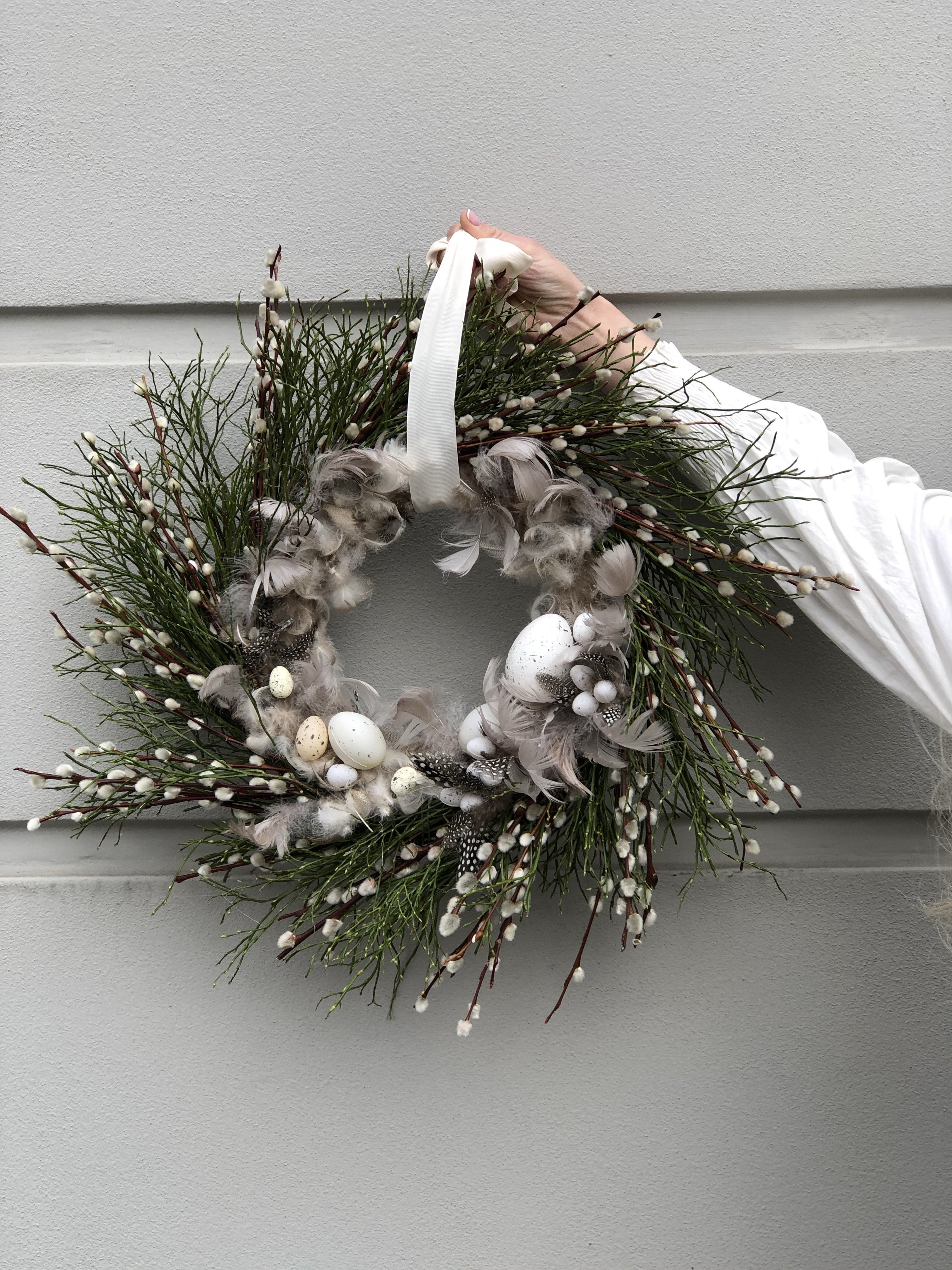 Wianek wielkanocny - WIOSENNE GNIAZDO