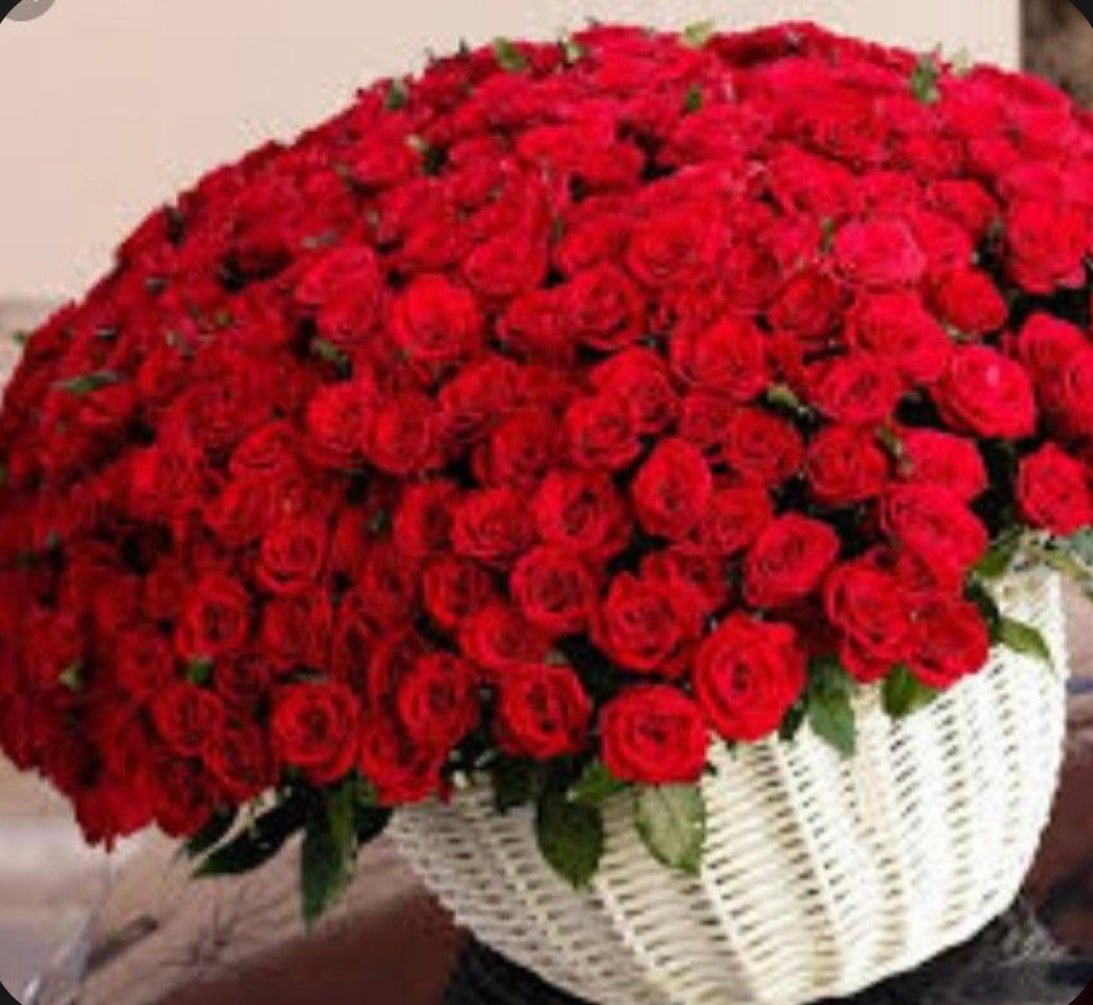 Kosz Czerwonych Róż - Idealny Prezent od Serca z Dostawą Online - kwiaty Flower Store Warszawa