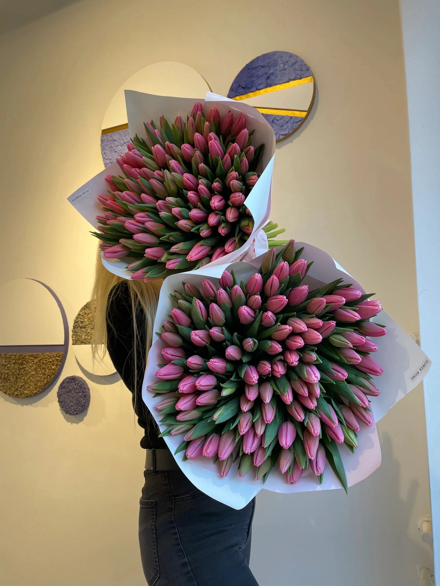 Urodzinowy Bukiet tulipanów - kwiaty Flower Store Warszawa