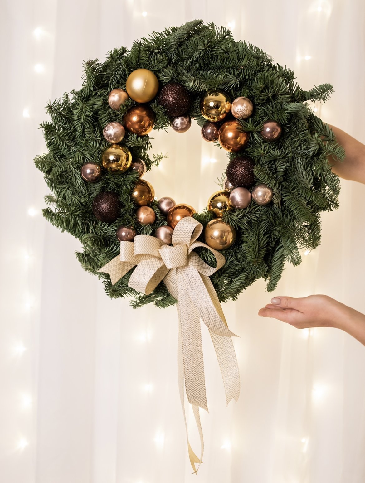 Wianek Christmas Ball 1 - kwiaty Flower Store Warszawa