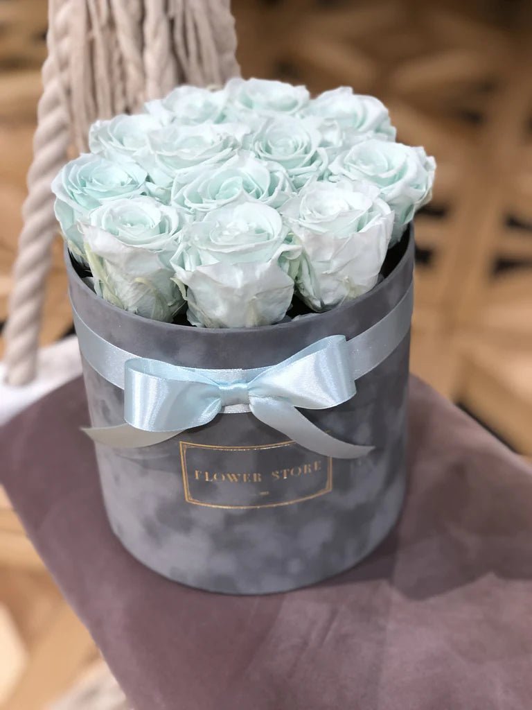 Wieczne róże na płasko - wiele kolorów - kwiaty Flower Store Warszawa