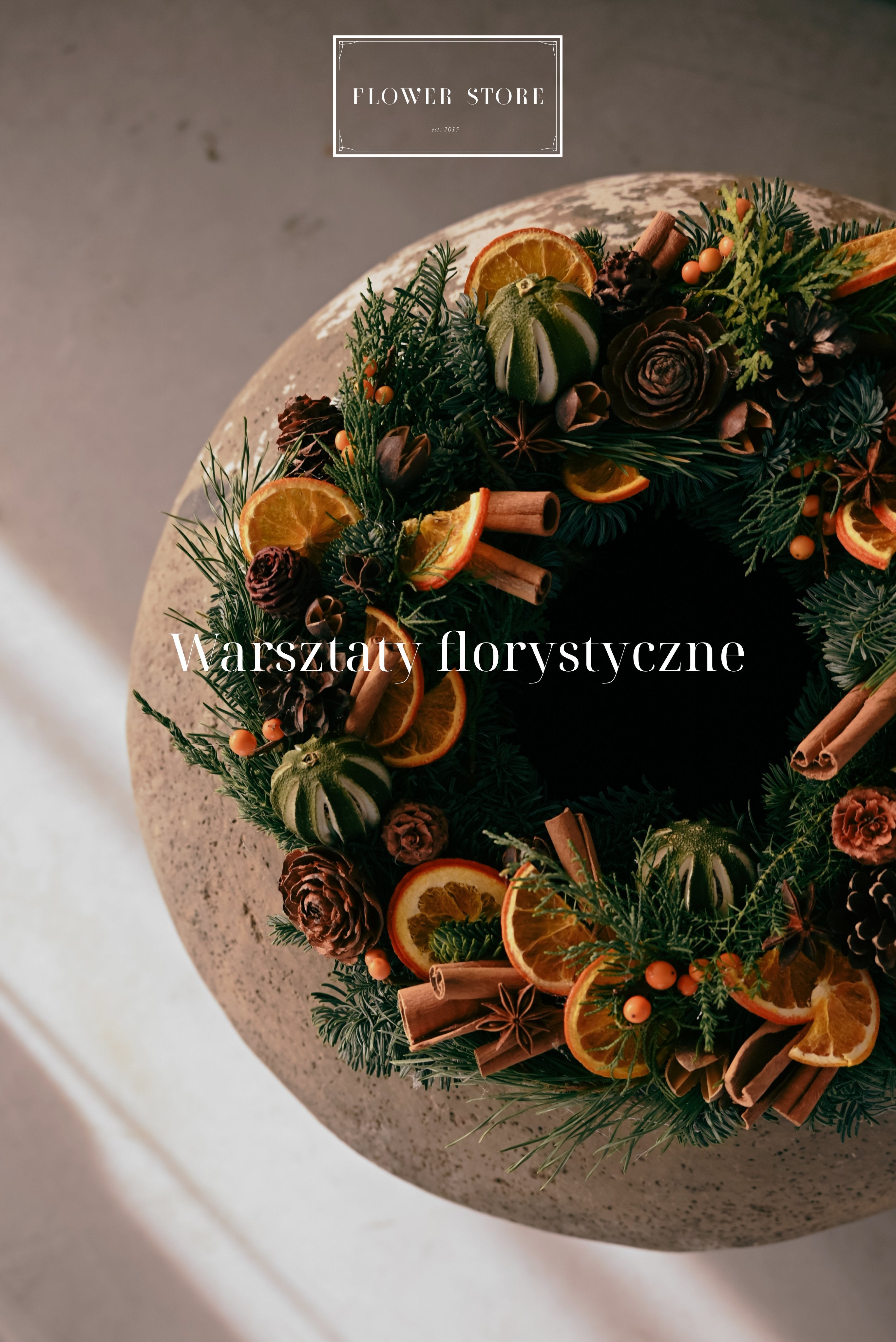 Warsztaty świąteczne „Stwórz własny wianek”