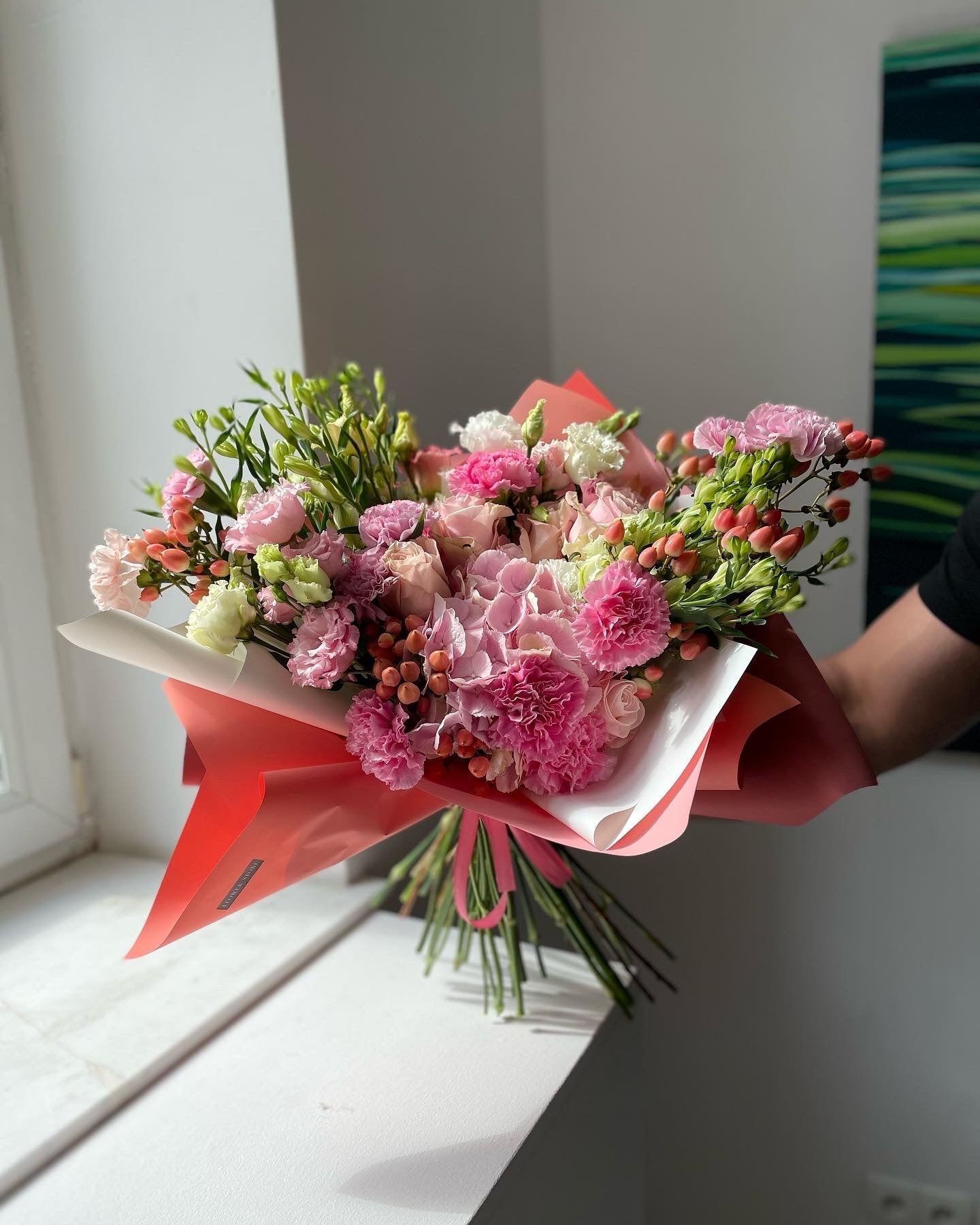 Bukiet kwiatów autorski Florysty - kwiaty Flower Store Warszawa