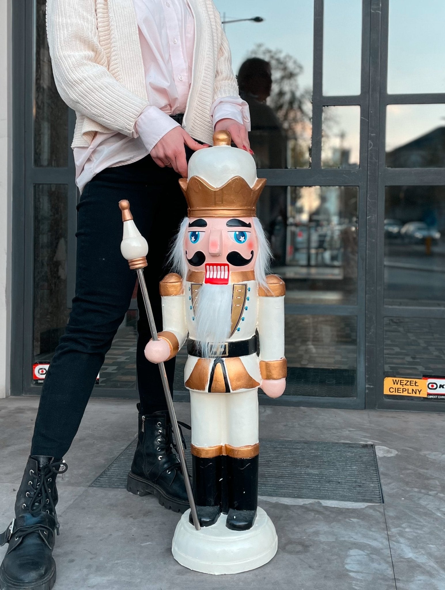 Dziadek do orzechów 90 cm - kwiaty Flower Store Warszawa