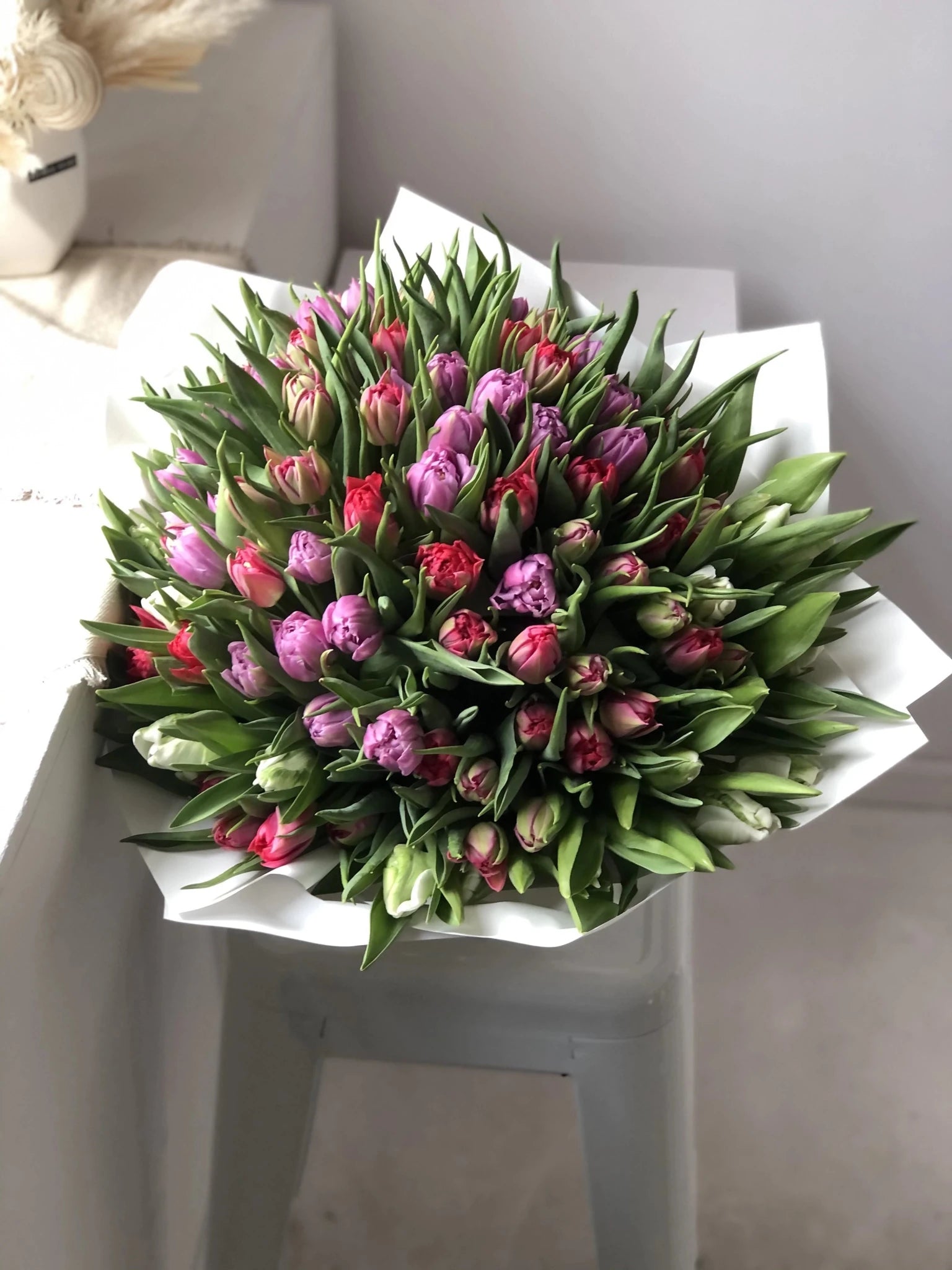 Urodzinowy Bukiet tulipanów - kwiaty Flower Store Warszawa